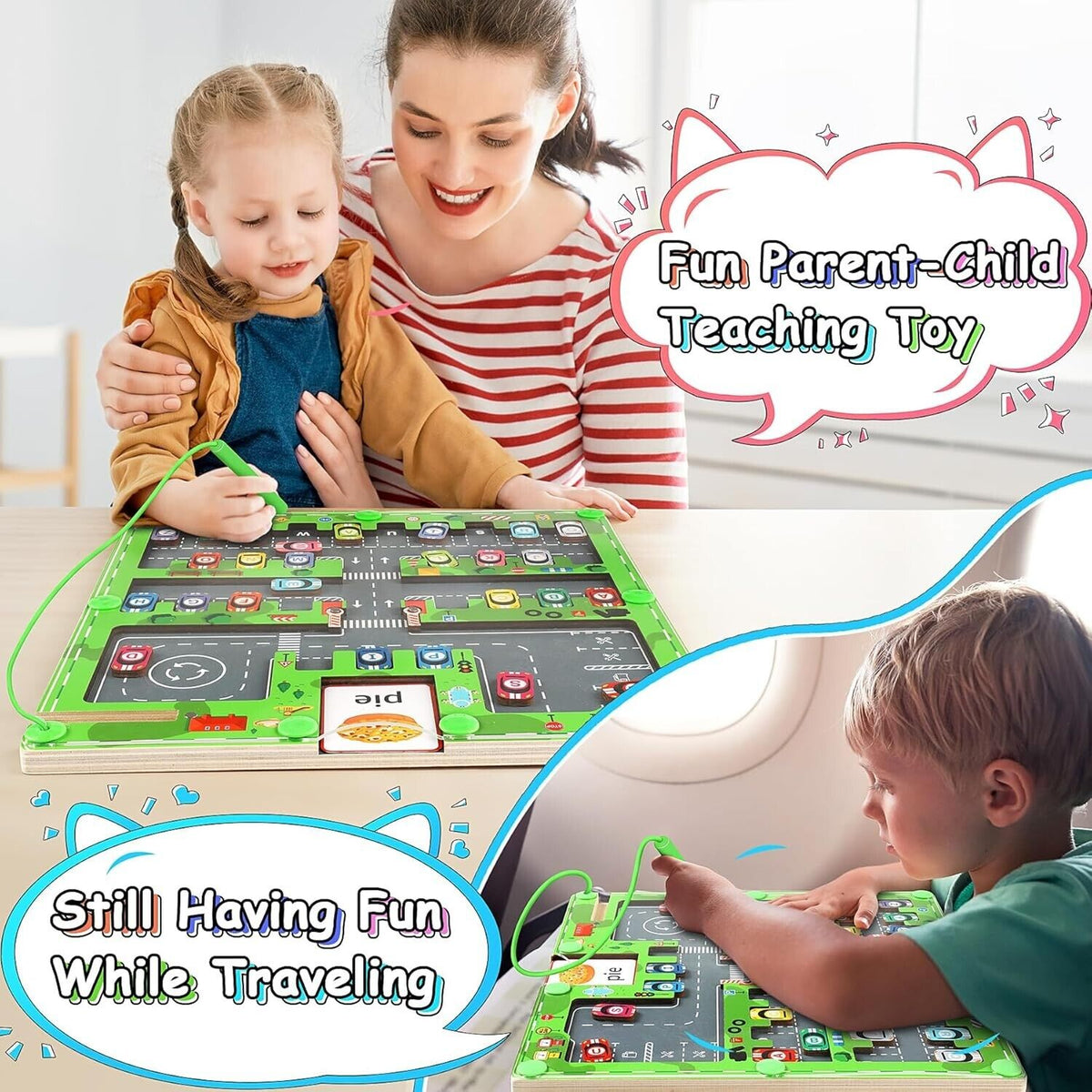 Montessori Magnetische Buchstaben Alphabet Puzzles Lernspielzeug Feinmotorik
