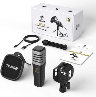 TONOR TC30 USB Mikrofon Nierencharakteristik Kondensator Computer PC Mikrofon