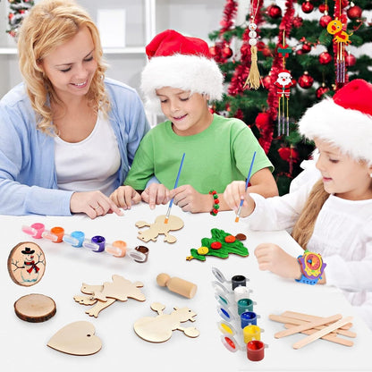 Weihnachts Adventskalender kinder: 24 DIY Bastelsets,Weihnachtsdekoration a