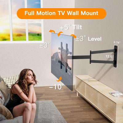 TV-Halterung, TV-Wandhalterung, strapazierfähig, Gelenkverlängerung, schwenkbar,