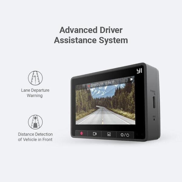 YI Smart Dash Kamera Auto cam,1080P/30fps 130 Grad Ultra Weitwinkel Neu