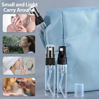 Parfümzerstäuber Glas -  10 ml nachfüllbare leere Reiseduftflasche