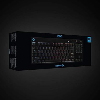 Logitech G PROTKL mechanische Gamingtastatur GX-Blue Clicky LIGHTSYNC RGB Esport