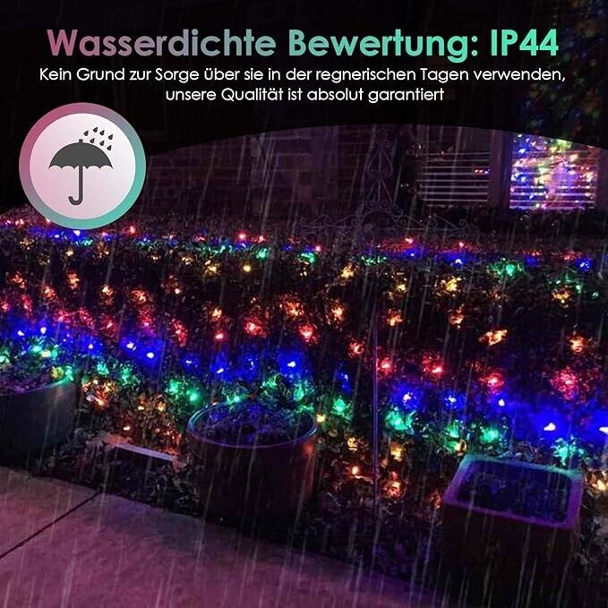 Jopassy LED Lichternetz 3x2m Lichterkette Lichterkettennetz 8Modi Lichte