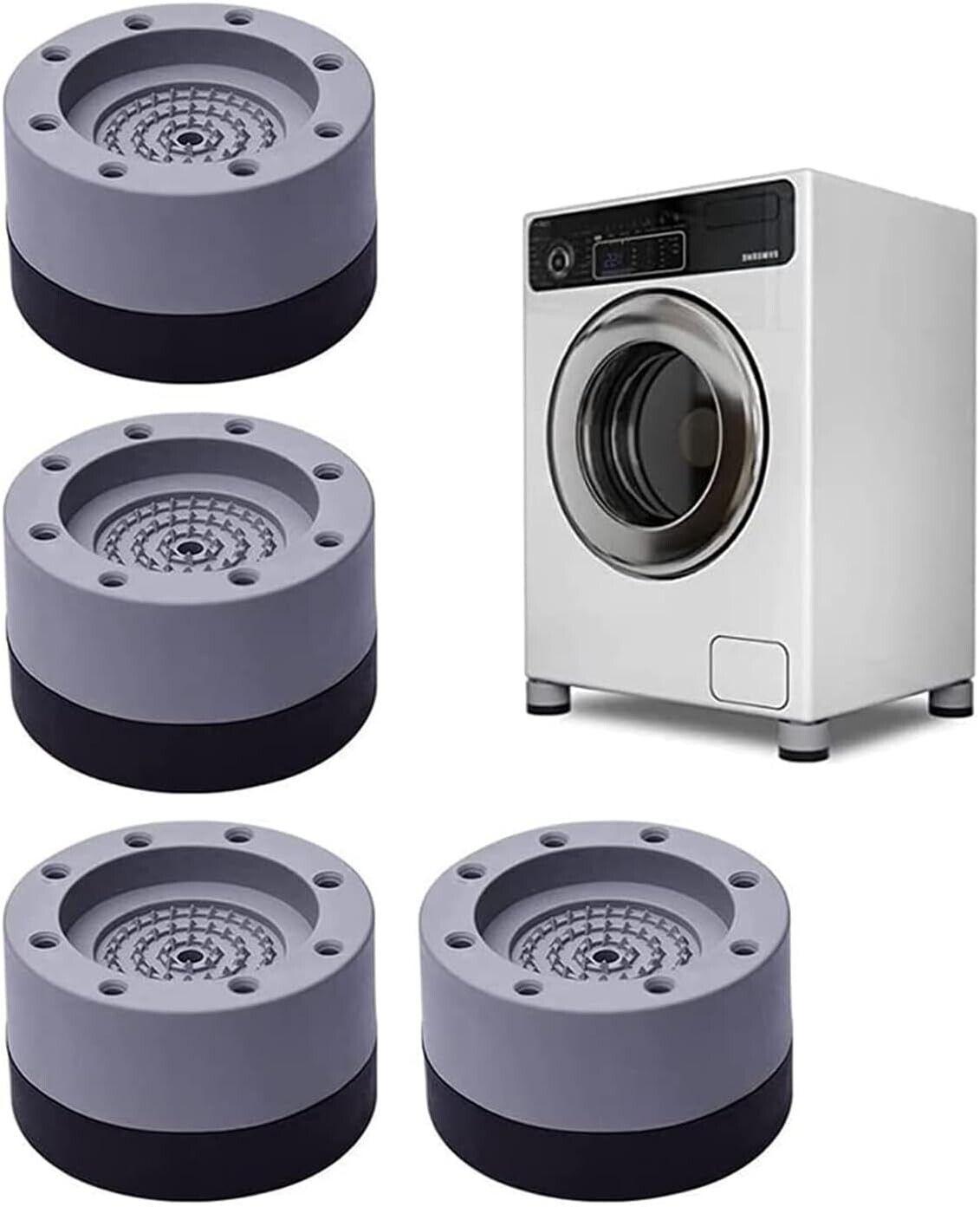4 Stück Schwingungsdämpfer Universal Antivibrationsmatte Waschmaschinenunterlage