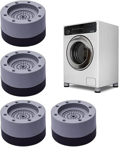 4 Stück Schwingungsdämpfer Universal Antivibrationsmatte Waschmaschinenunterlage