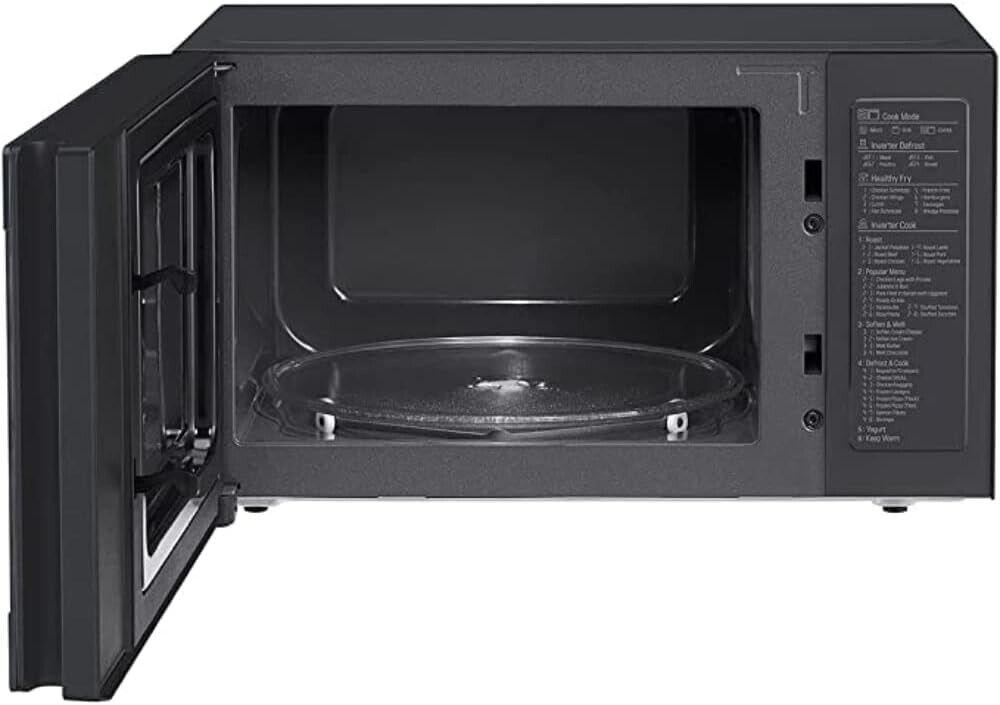 LG MH 6565 CPB Mikrowelle mit Grill - Matt Black Steel