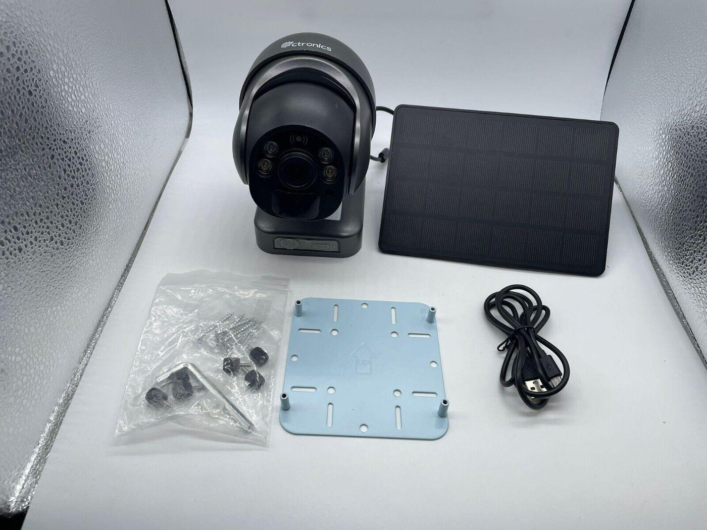 Ctronics CT-S20-G-4MP 2K/4MP Wlan PTZ IP Überwachungskamera inkl. Solarpanel