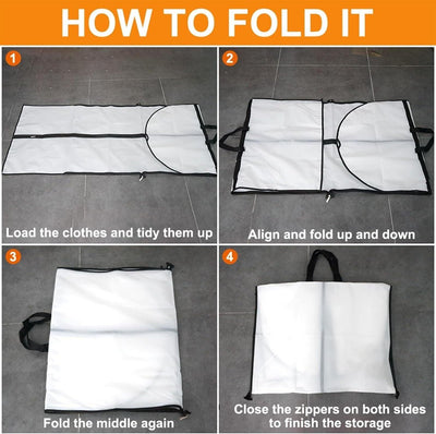 Kleidersack Lang 180x60cm Faltbare Kleidersäcke Anzug Premium Kleidersack Kleide