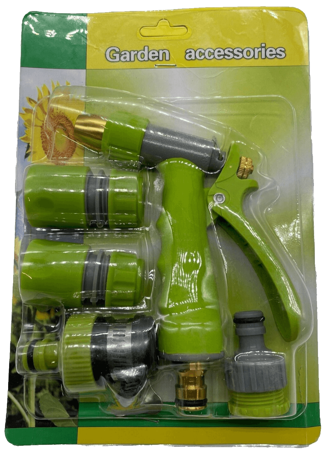 Palwin Garten-Handbrause, Gartendusche, Wasserpistole, einstellbarer Hochdruck,
