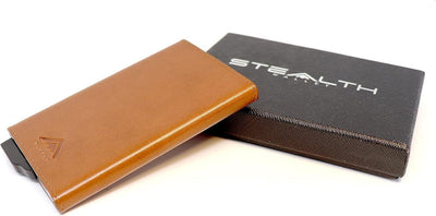 Stealth Wallet  Minimalistische Schlanke Leichte PopUp Kartenhalter  Kontaktl