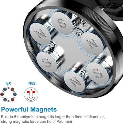 FLOVEME Handyhalterung Auto Magnet Armaturenbrett, Magnetische Handyhalter fürs