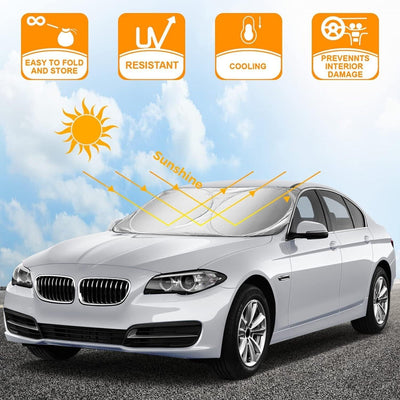 Moerae Auto Frontscheibe, Sonnenschutz für Auto Windschutzscheibe