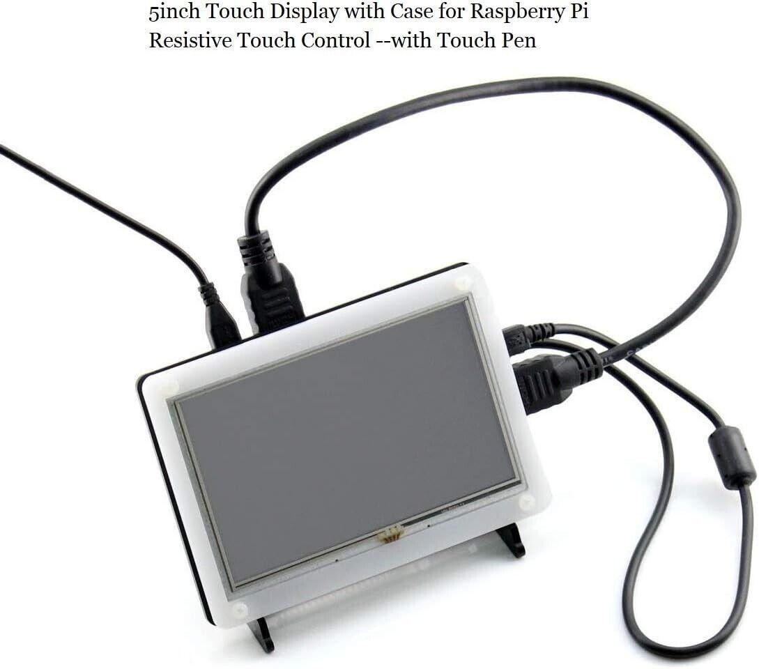 5 inch TFT LCD B Resistive Touch Display Screen 800x480 Monitor HDMI USB Interfa