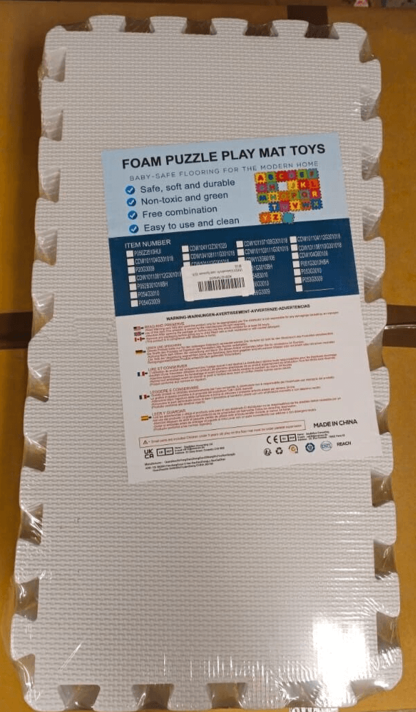 MSHEN 36 Stck Puzzlematte  Klteschutzabwaschbar Kinderspielteppich Matte