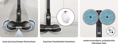Samsung Bespoke Jet Pro Extra VS20A95973BWA AkkuHandstaubsauger Inklusive Cle