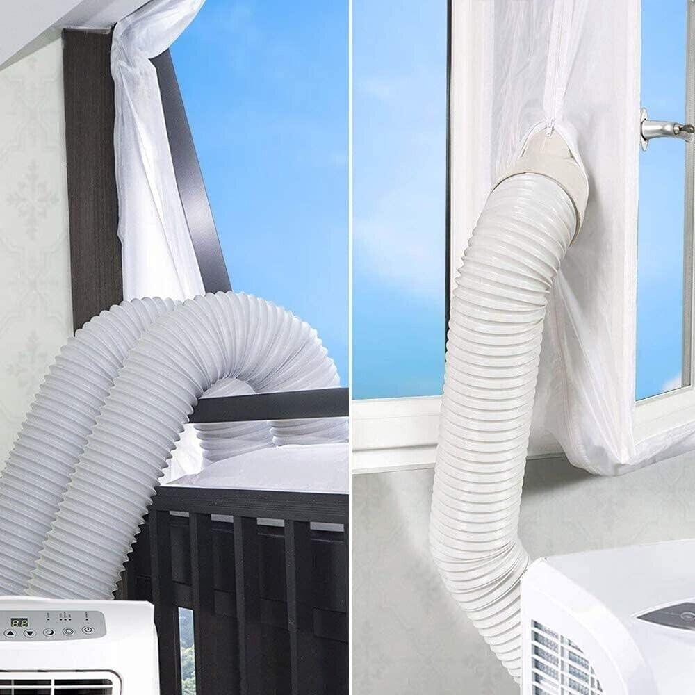 Blinngo Fensterdichtung für mobile Klimaanlagen und Lufttrockner 400cm Universel