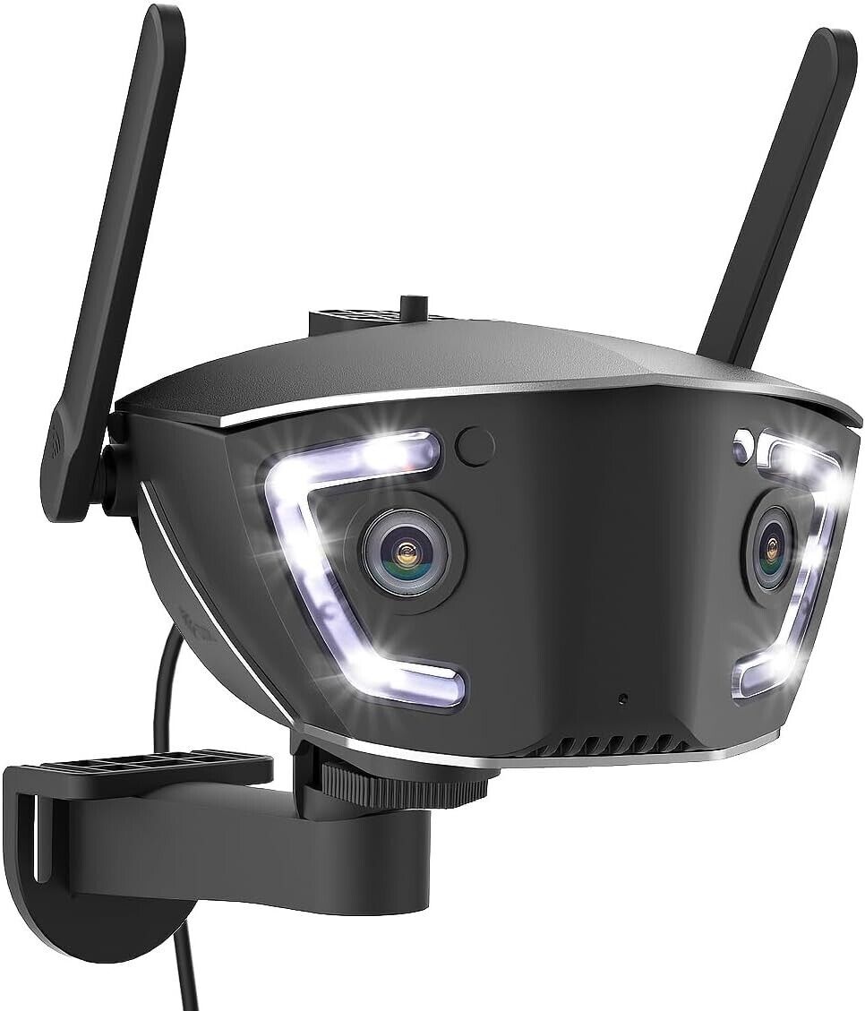 Ctronics 770c- 4MP Dual-Lens Überwachungskamera WLAN mit 180° Sichtwinkel(E3)