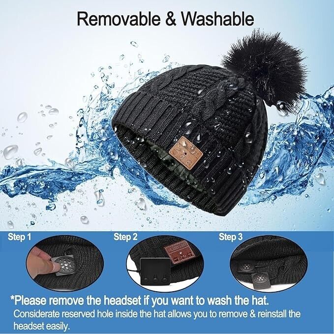 COTOP Mütze Bluetooth, Winter Beanie mit Bluetooth