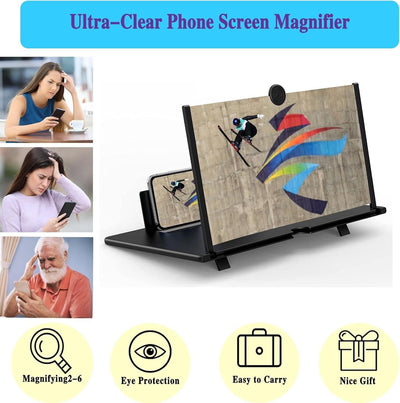 Newseego 16zoll Handy Bildschirm Lupe und Linsen Reinigungstuch,