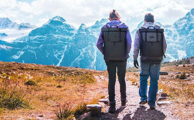 KROSER RollTop Rucksack, Laptop Rucksack 15,6 Zoll, Travel Backpack Wasserdicht