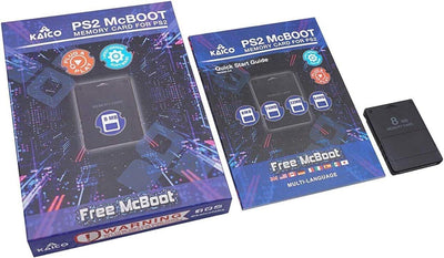 Kaico 8MB PS2 Speicherkarte für Sony Playstation 2 FMCB PS2 Mcboot 1.966