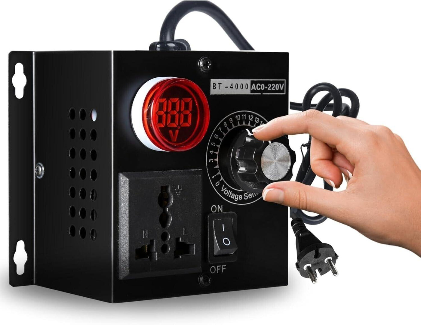 Spannungsregler Drehzahlregler 230V Motor AC 220V 4000W SCR Spannungsregler