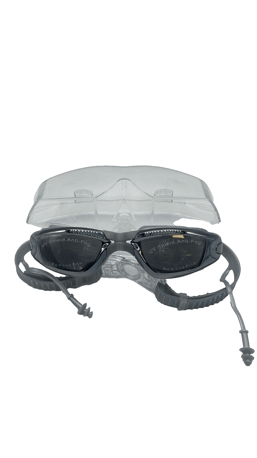 Schwimmbrille für Herren und Damen mit Nasenclip Ohrstöpsel und Etui, Hochleistu