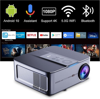 Artlii Play 3 Beamer Full HD Android 10, 5G WLAN Bluetooth Beamer 4k mit 350”