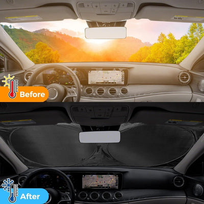 Moerae Auto Frontscheibe, Sonnenschutz für Auto Windschutzscheibe