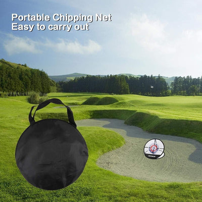 Maxjaa Golfnetz Pop-up Chipping Net 20'' 3 Ebenen Golf Schlagen Netze Leicht(F3)