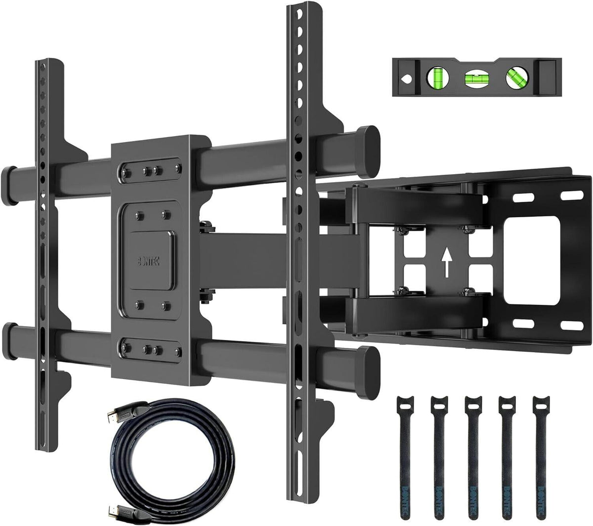 BONTEC TV Wandhalterung für 32-80 Zoll bis zu 60kg Schwenkbar Neigbar Universal