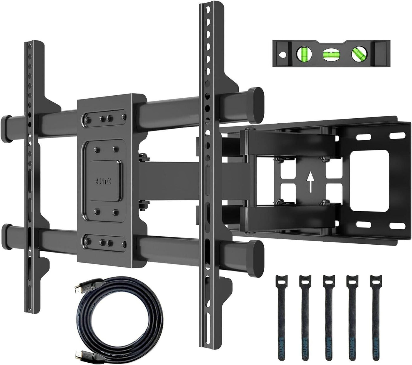 BONTEC TV Wandhalterung für 32-80 Zoll bis zu 60kg Schwenkbar Neigbar Universal