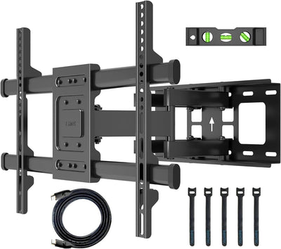 BONTEC TV Wandhalterung für 32-80 Zoll bis zu 60kg Schwenkbar Neigbar Universal