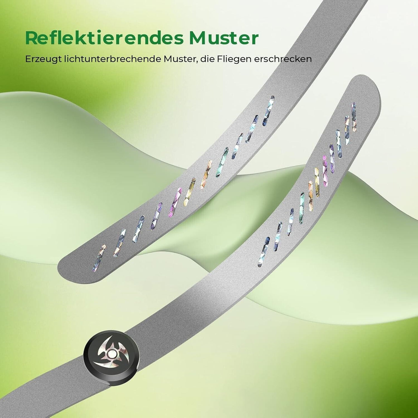 Fliegenwedler Tische 3er-Pack fliegenabweisender Ventilator drinnen draußen &