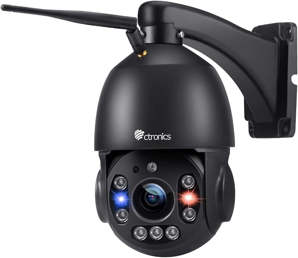ctronics 295C-B - 5MP PTZ Überwachungskamera Aussen WLAN, Dome IP Kame-D2-
