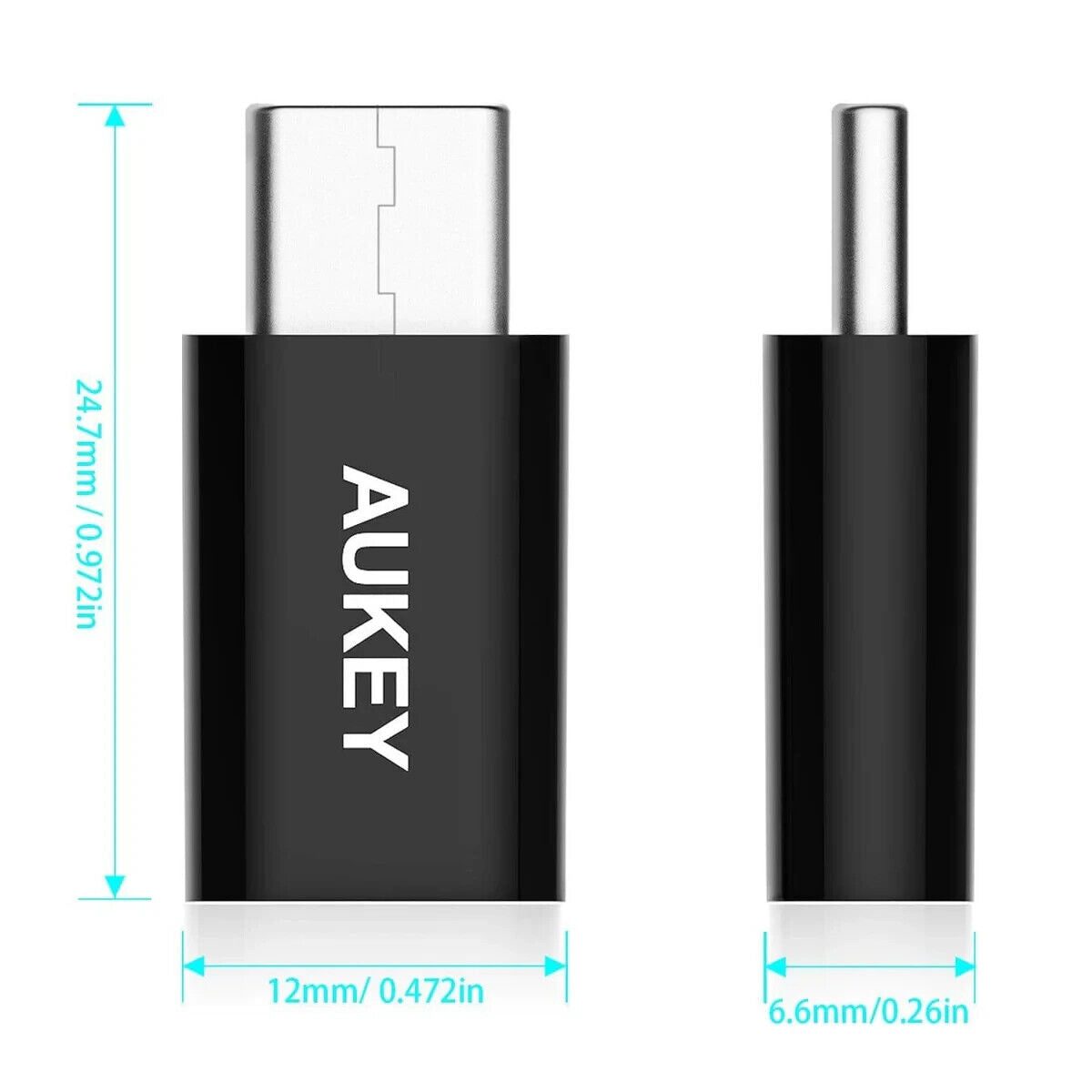 Aukey CB-A2 - Micro USB auf USB C Konverter (1 Stück)