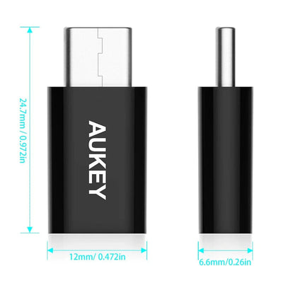Aukey CB-A2 - Micro USB auf USB C Konverter (1 Stück)
