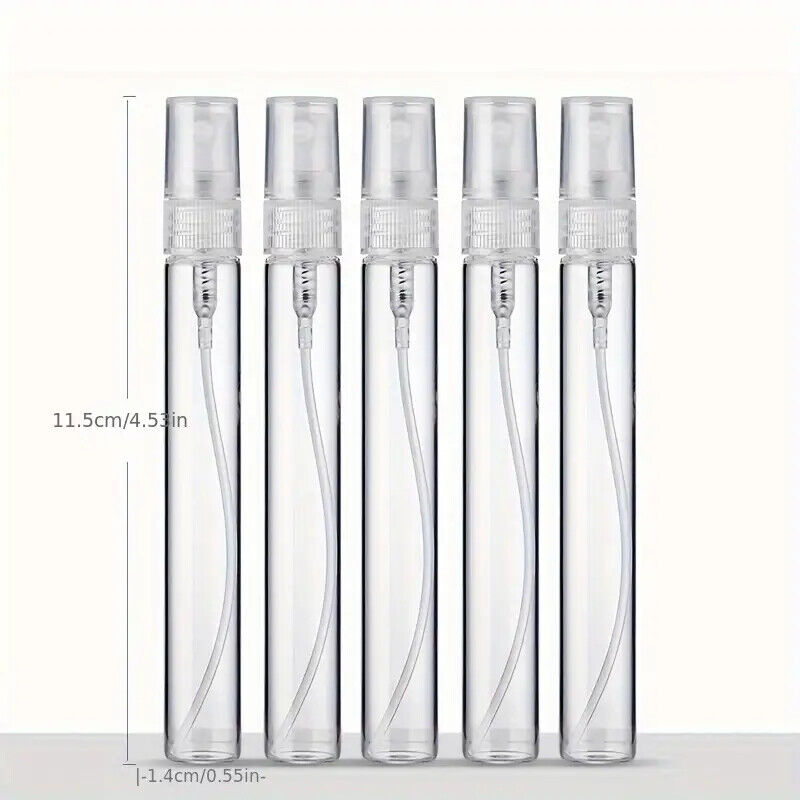 Parfümzerstäuber Glas -  10 ml nachfüllbare leere Reiseduftflasche