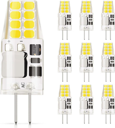 DiCUNO G4 LED Lampe 2W ersetzt für 20W Halogenbirne, Kaltweiß 6000K,