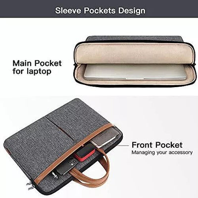 DOMISO 14 Zoll Laptoptasche, wasserdichte Notebooktasche mit Griff, kompatibel m