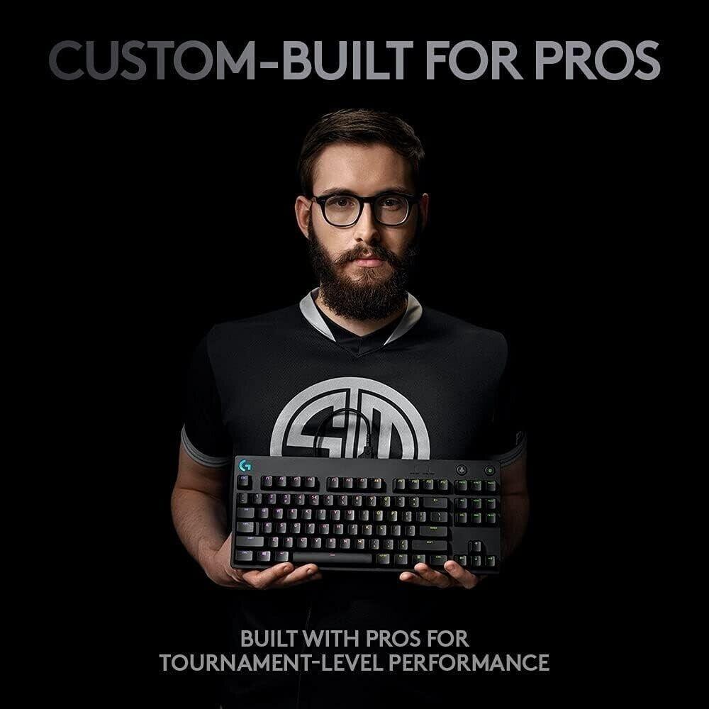 Logitech G PROTKL mechanische Gamingtastatur GX-Blue Clicky LIGHTSYNC RGB Esport