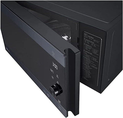 LG MH 6565 CPB Mikrowelle mit Grill - Matt Black Steel