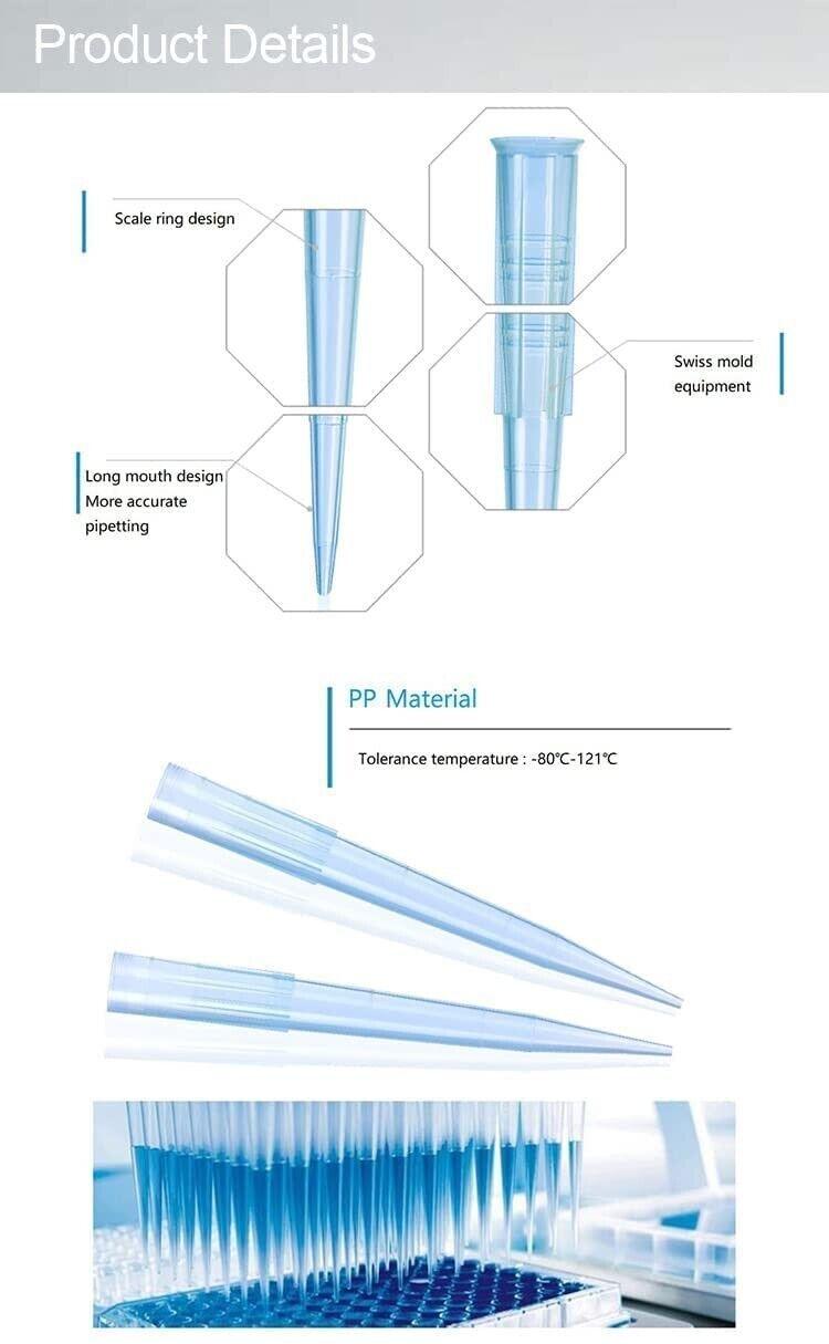 TYQILIN Universal-Pipettenspitzen, 1000 µl, Blau