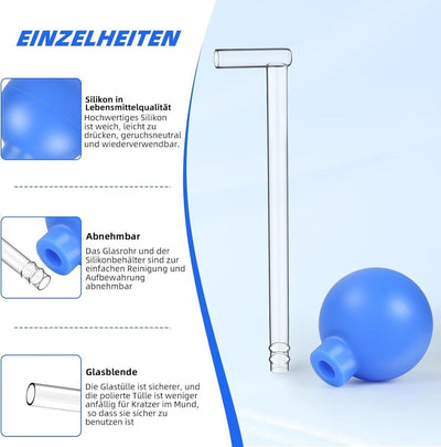 Tonsillensteinentferner zum Entfernen von Mandelsteinen | Schröpfglas gegen Mand