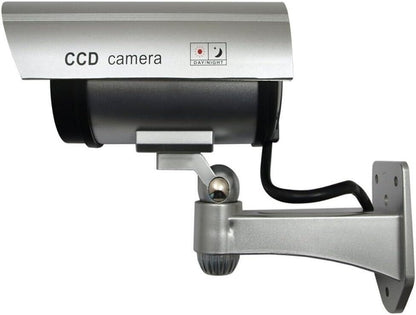 IR1100 Überwachungskamera für den Außenbereich, braun, Kamera-Attrappe für CCTV,