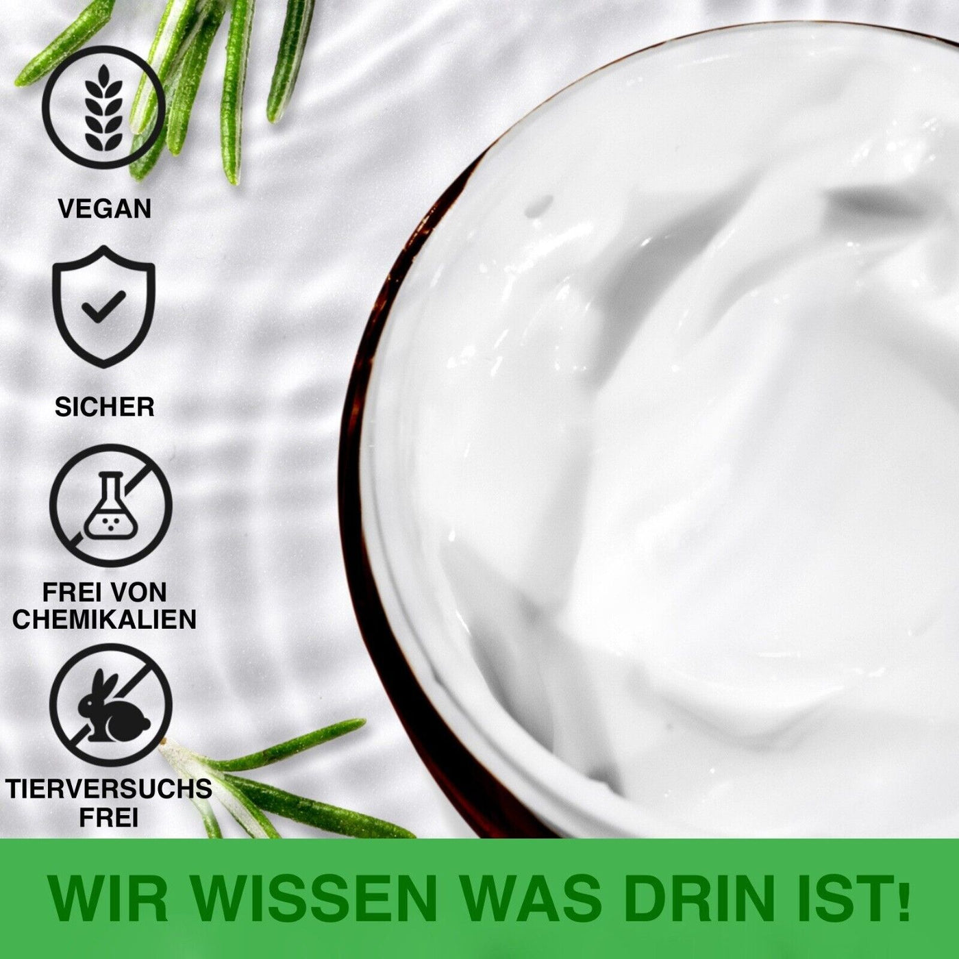 Aliver -Haarmaske mit Rosmarin und Biotin, fördert Haarwachstum und Kopfhautge
