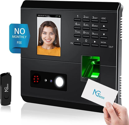 NGTeco MB1 - Zeit Erfassung Fingerabdruck-Passwort-Anwesenheits-Maschine