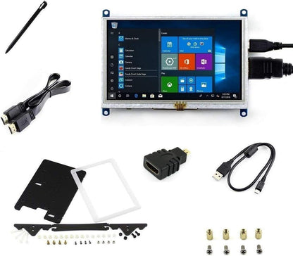 5 inch TFT LCD B Resistive Touch Display Screen 800x480 Monitor HDMI USB Interfa