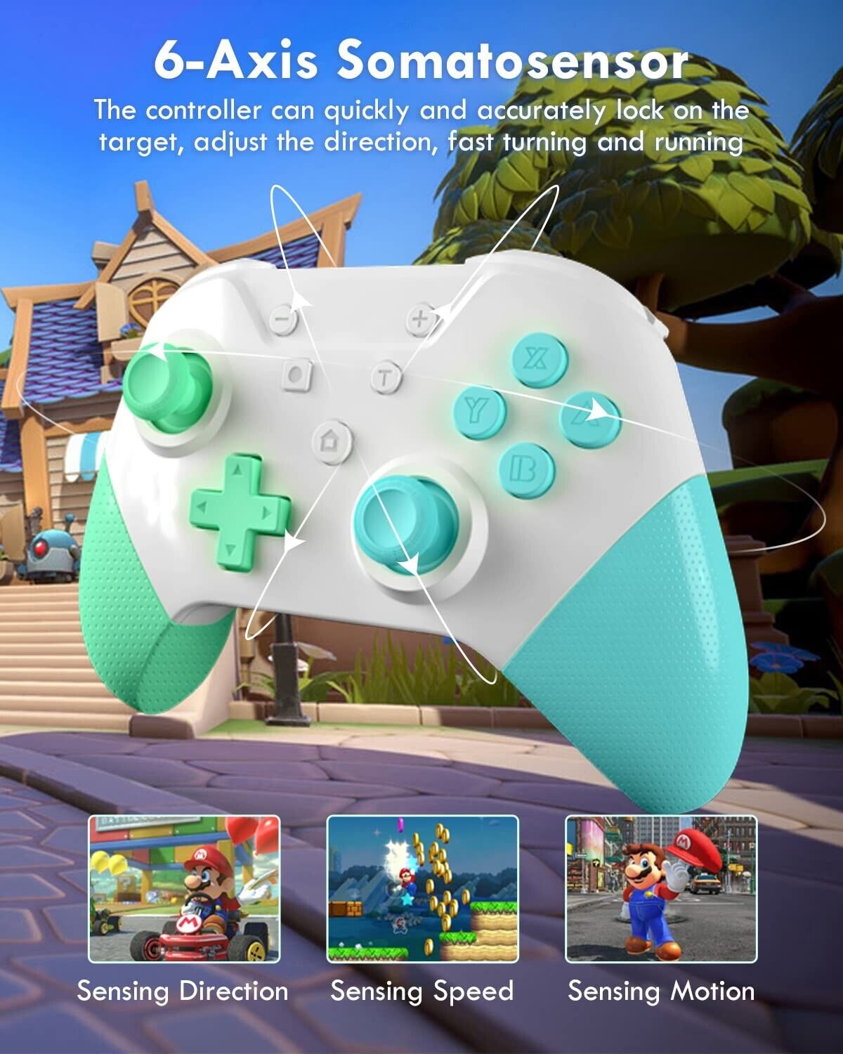 AOLION Wireless Switch Pro Controller für N-switch/Switch Lite/ Switch OLED mit